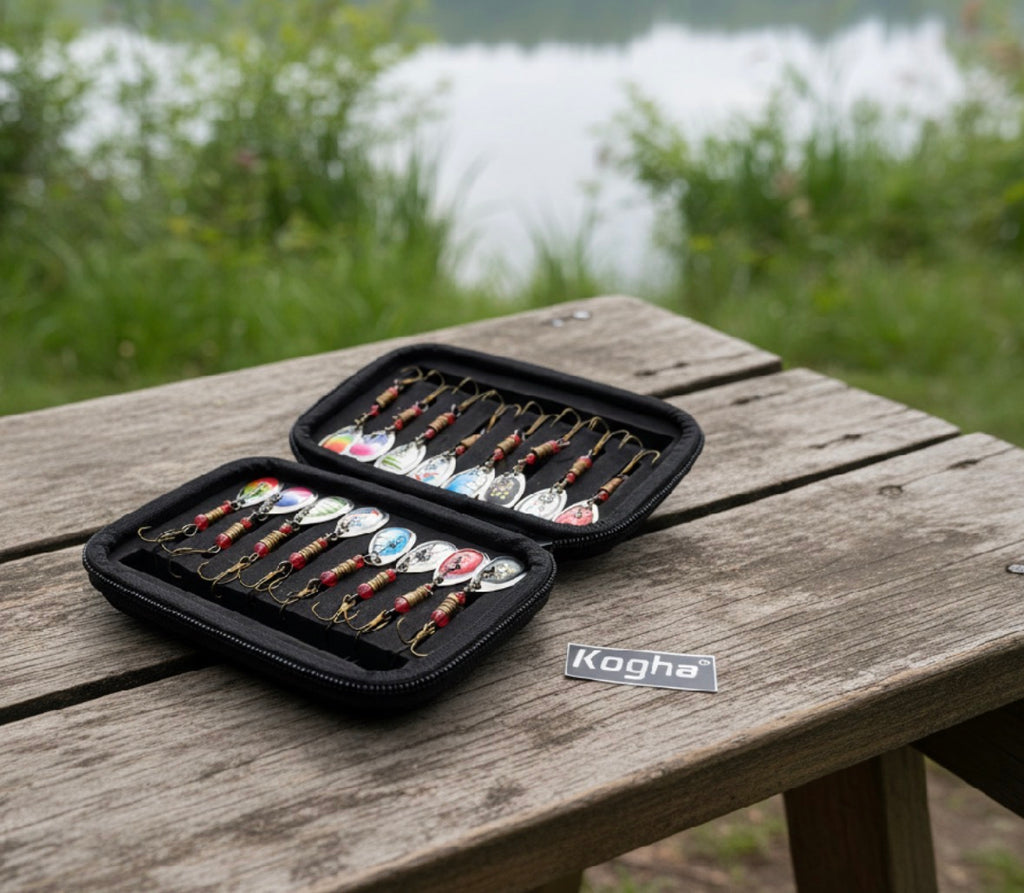 Kogha 16 Stk Angel Locken Mit Tasche Spoons/Baits