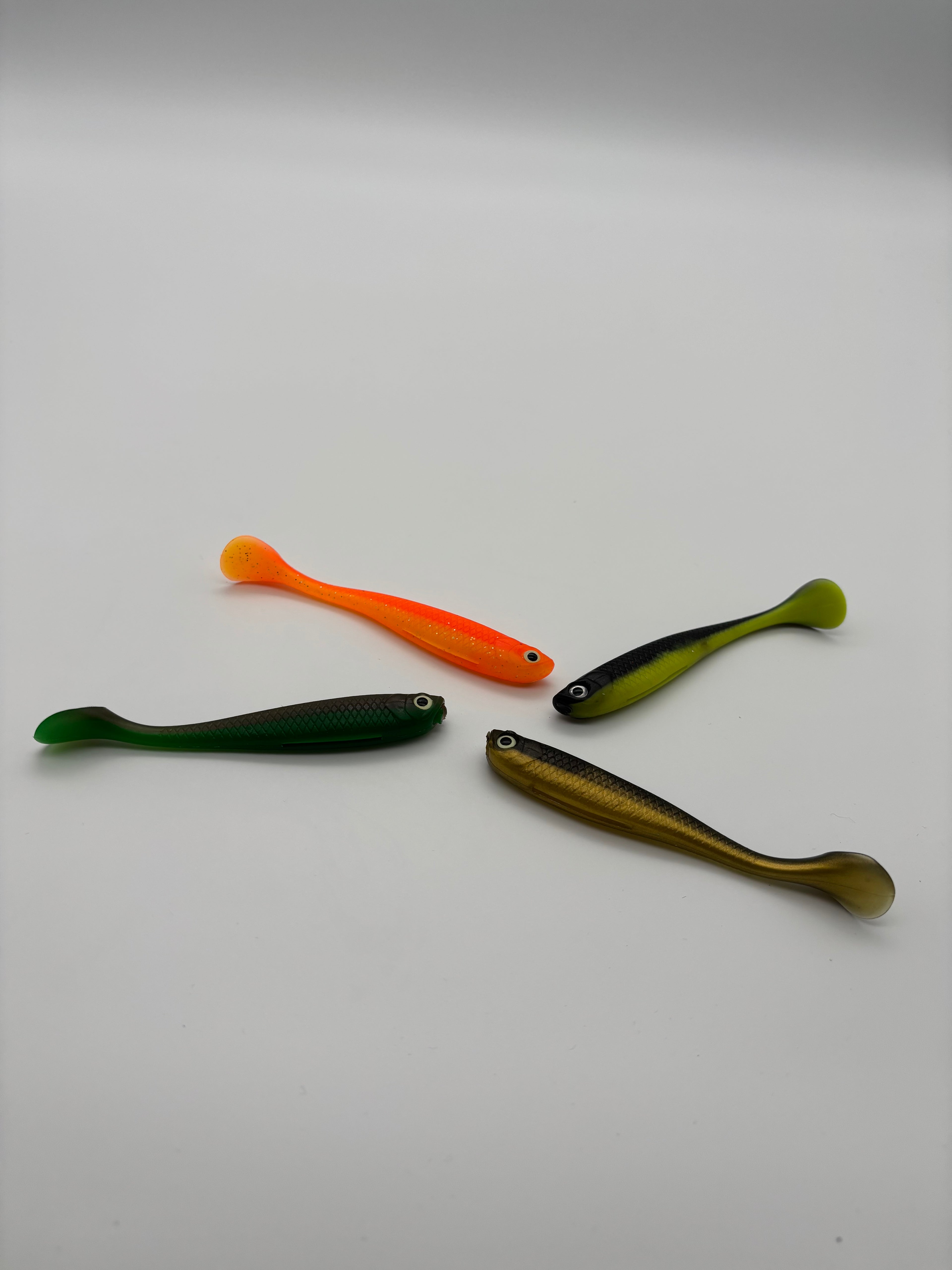 Gummi Köder 9,5cm/5,5g Hecht,Barsch etc. Jig Köder mit Einführungsschlitz