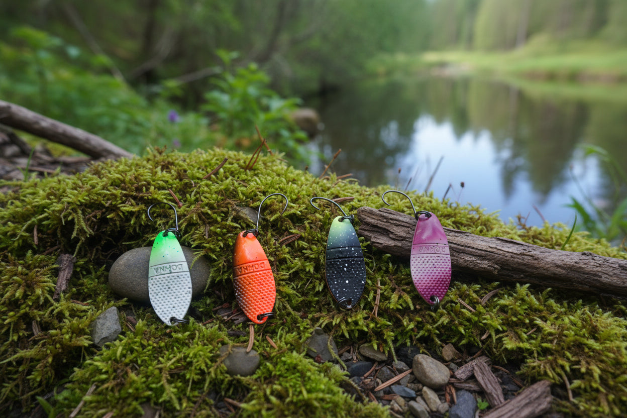 Dohna Spoons Löffelköder ca. 3 g 30 mm für Forelle Barsch Lachs