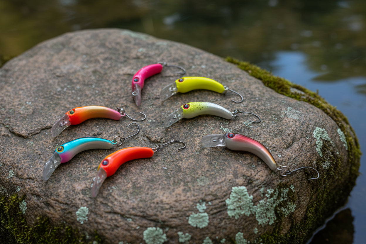 Angel Köder 4cm/1.4g 5Stk Künstliche Minnow Köder Mit Harken Für Hecht/Barsch/Forelle
