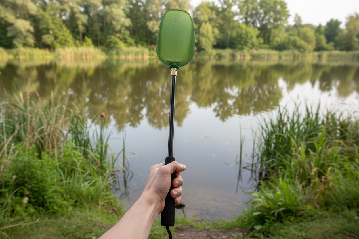 Angelköderschaufel, schlankes Griffformdesign, robuste Konstruktion