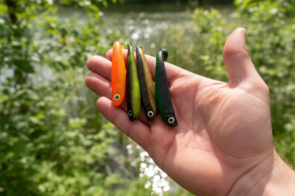 Gummi Köder 9,5cm/5,5g Hecht,Barsch etc. Jig Köder mit Einführungsschlitz