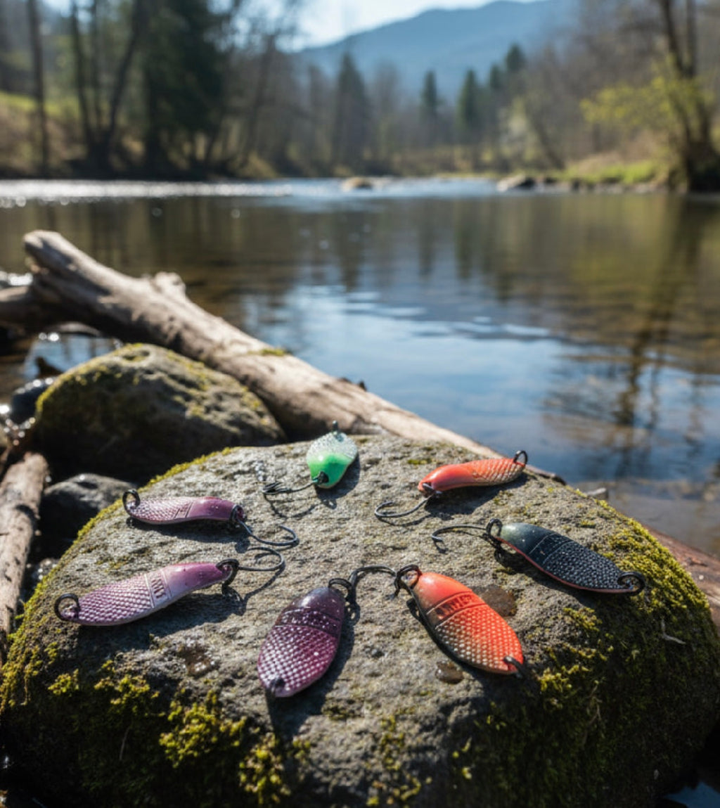 Dohna Spoons Löffelköder ca. 3 g 30 mm für Forelle Barsch Lachs