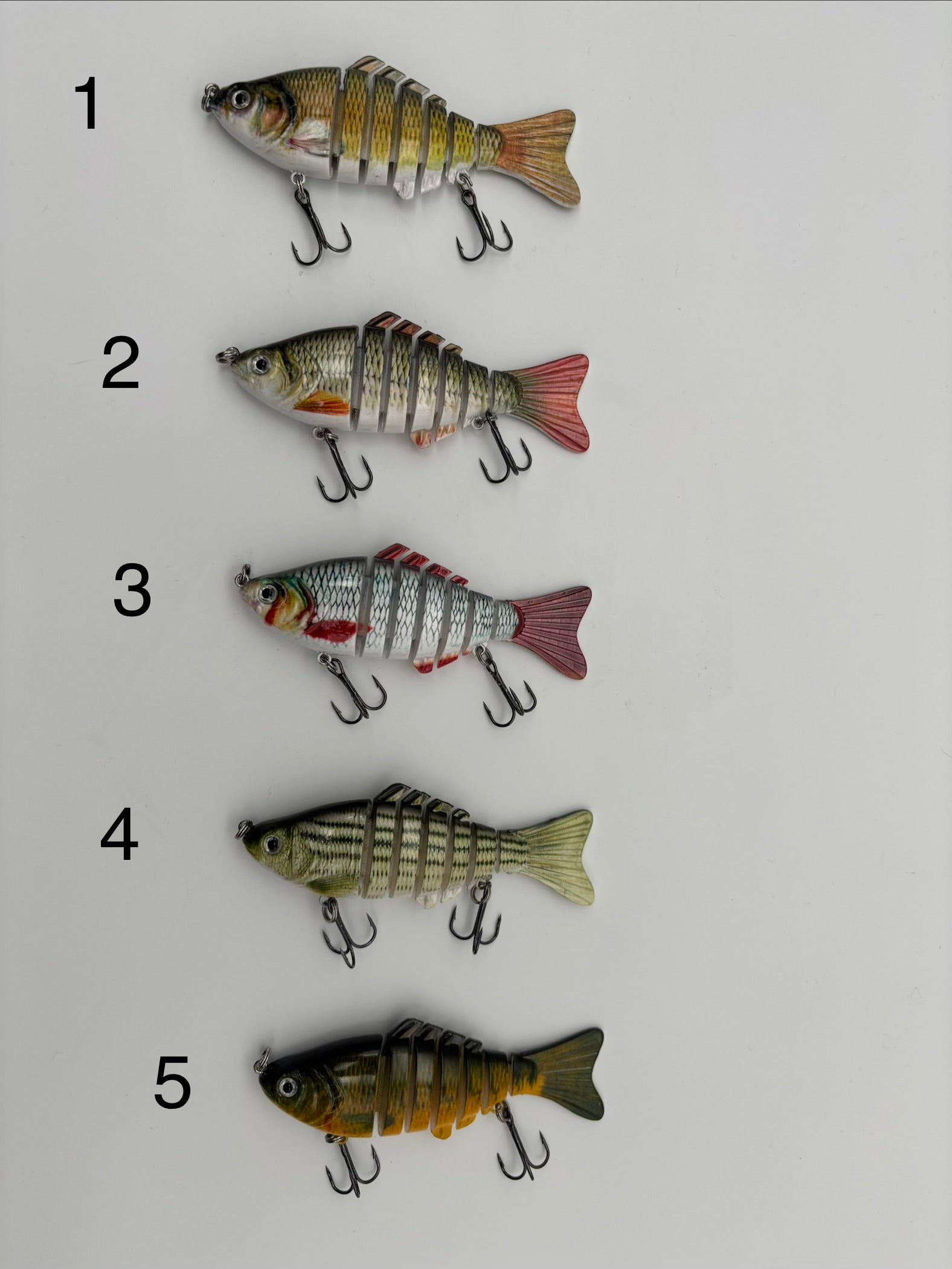 FB Angel Köder Künstlich Mit 7 Segmenten 10cm/17g Für Barsch/Hecht/Forelle